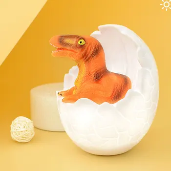 

USB Charging 3D Dinosaur Night Light Remote Pat Touch Control Plastic Cable Light time 8-10h Creative Gifts 16 Colors