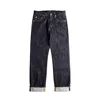 710-0001B RockCanRoll  High Waist Indigo Selvage Unwashed 14oz Pants Unsanforised Raw Denim Jean 6
