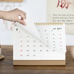 Grand calendrier Meidum de grande simplicité, calendrier de bureau de haute qualité, bronzant, déchirable, notes, planificateur de gestion du temps, 2022 