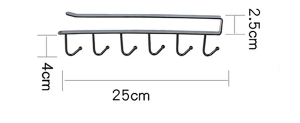 Кухонный шкаф, стеллаж для хранения, шкаф, полка, подвесной Железный гардероб, крючок, органайзер, шкаф, одежда, кружка, полка, вешалка, держатель