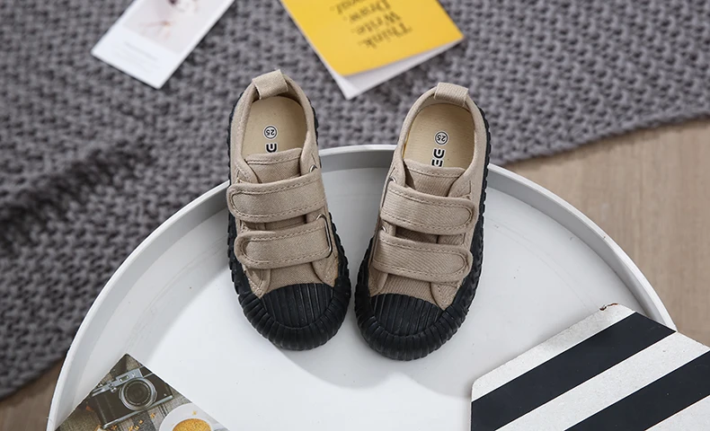 Kids Canvas Shoes Children Biscuit Shoes For Boys Girl Canvas Sneakers Casual Child Leisure Board Shoes Chaussures Enfant Garcon