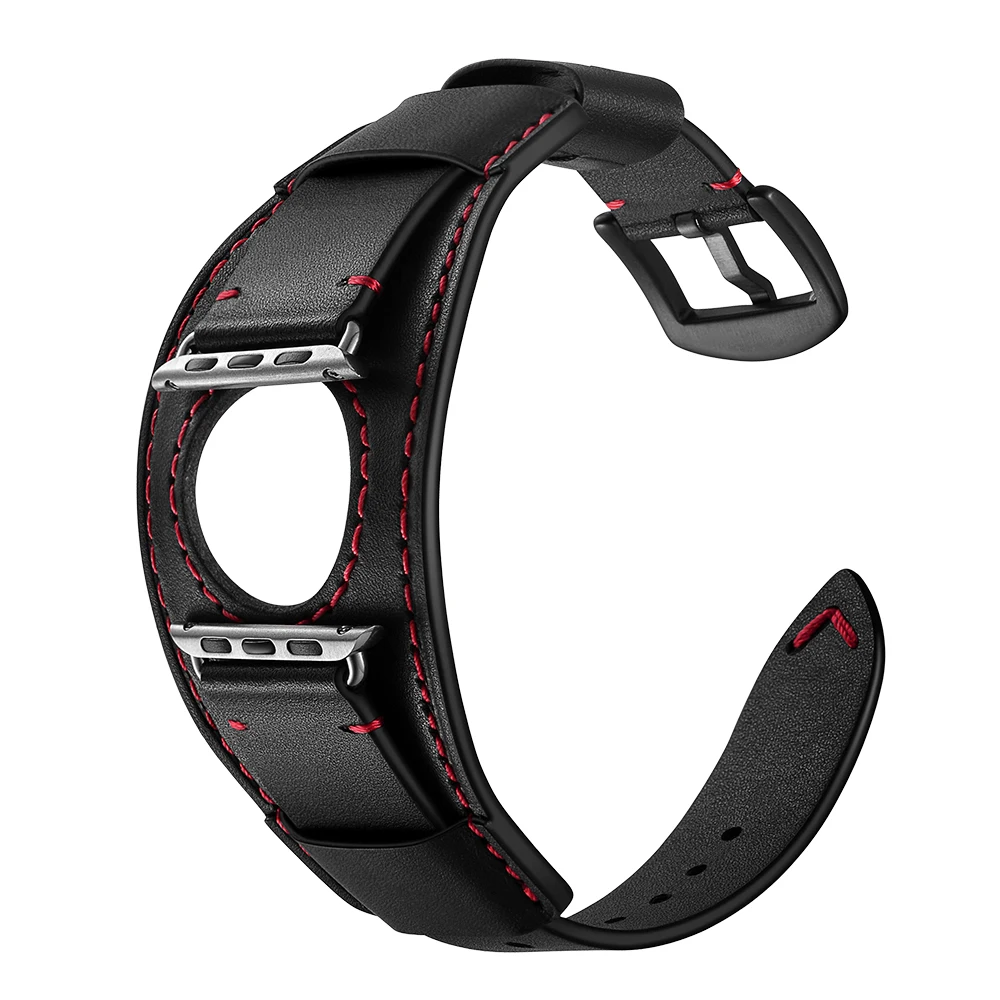 Аксессуары для наручных часов ремешок для наручных часов apple Watch 1/2/3/4/5 ремешок для наручных часов crazy horse кожаный браслет часы свинцового слоя из натуральной коровьей кожи
