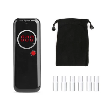 

Portable Alcohol Tester Breathalyzer Breath Analyzer LCD Display Detector
