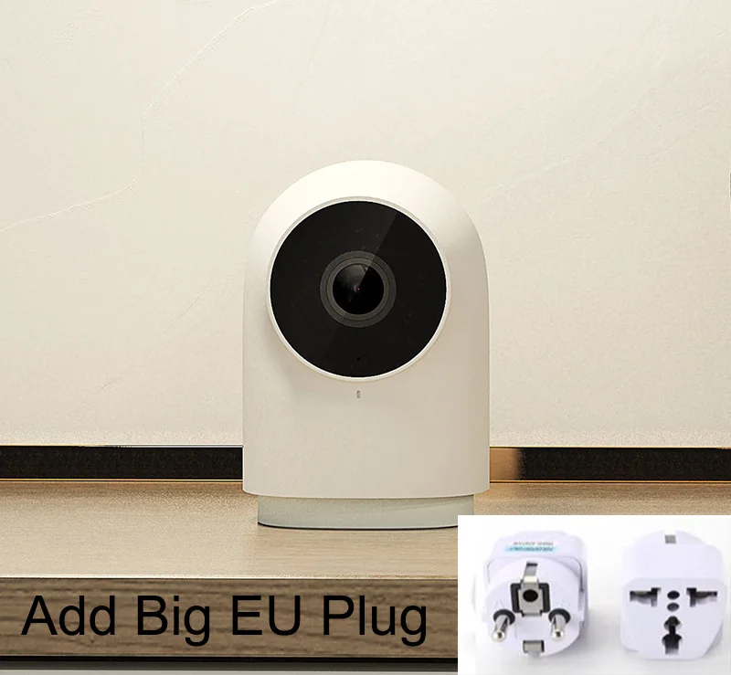 Add Big EU Plug Новейшая смарт-камера Aqara G2 1080P Gateway Edition Zigbee связь смарт-устройств IP Wifi Беспроводная облачная Домашняя безопасность - Цвет: Add Big EU Plug