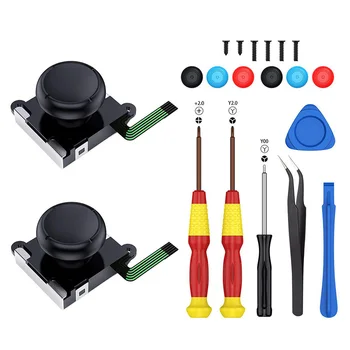 

3D Analog Joycon Joystick Thumb Stick Replacement for Nintendo Switch / Lite Game Controller Joy-Con Repair Tools Kit