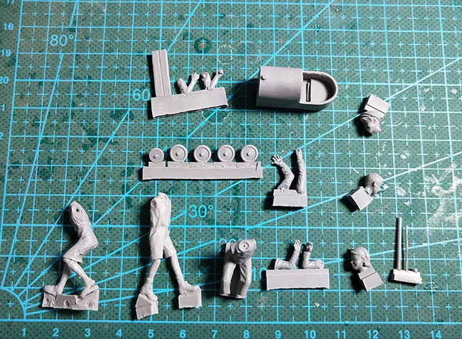1/35 детская игра(3 фигурки) модельная фигурка из смолы наборы миниатюрные gk Unassembly Неокрашенная