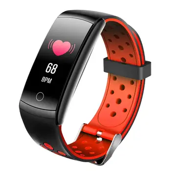 

Q8L Smart Fitness Bracelet Men Color Screen IP68 Waterproof Blood Pressure Heart Rate Monitor Wristband for Android IOS pk ID107