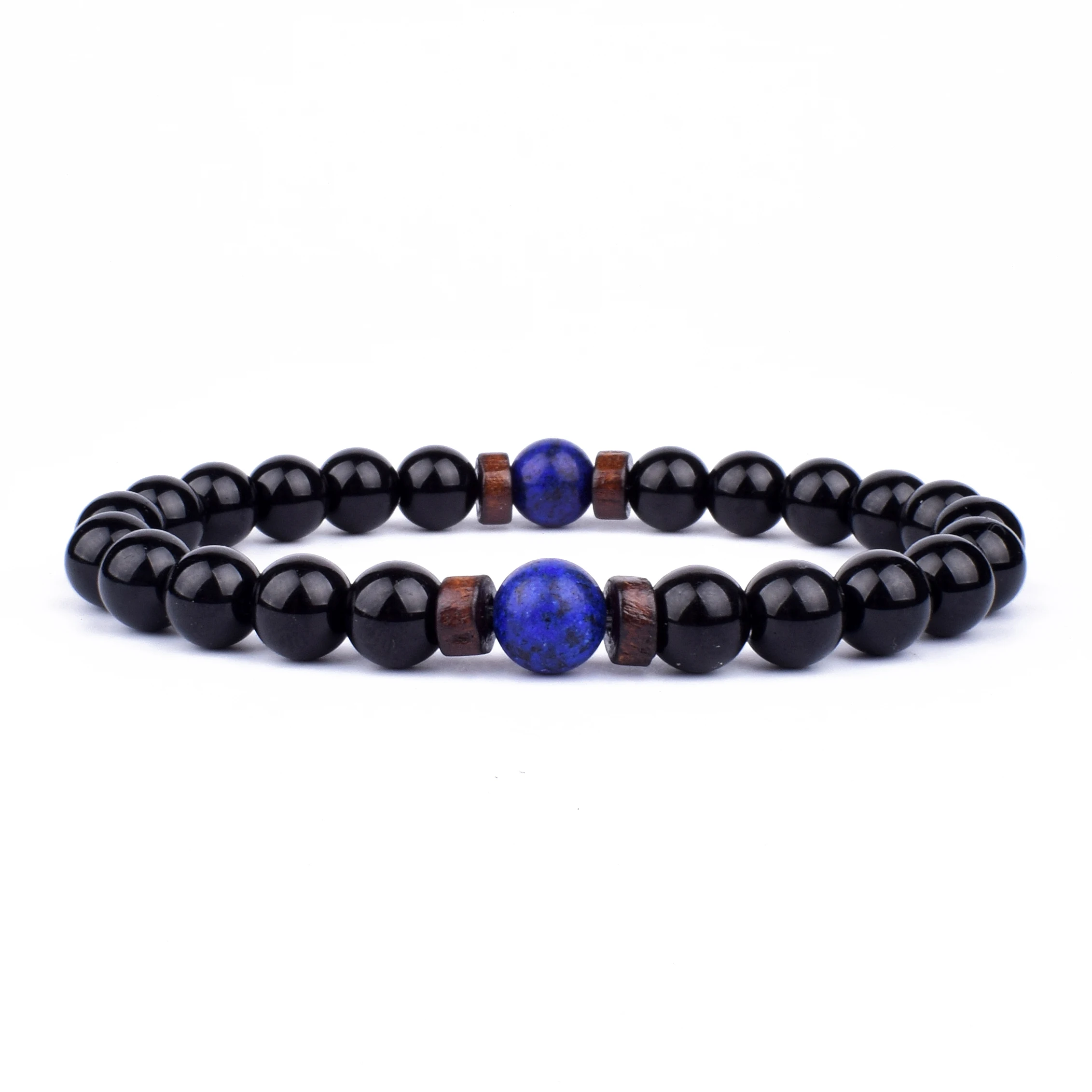 Stone Bead Bracelet Lava Diffuser Bracelets For Men Natural Moonstone Bead Tibetan Buddha Bracelet Volcanic Stone Chakra Bracelets Men Jewelry Gift