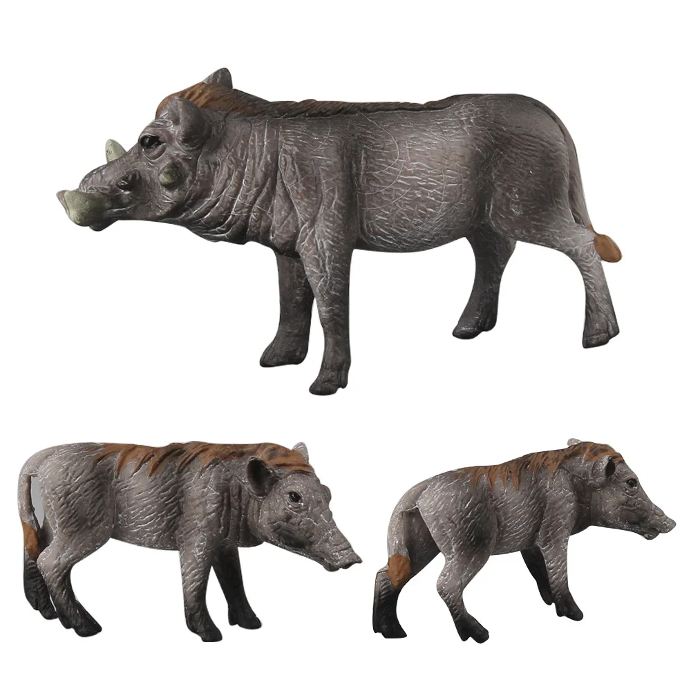 Realistic Simulation Animal Figure Children Cognitive Asian Wild Boar Model Toy 