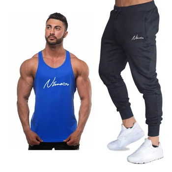 

New Spring Autumn Brand Gyms Men Joggers Sweatpants Men's Joggers Trousers Sporting Clothing The High Quality Bodybuilding Pants