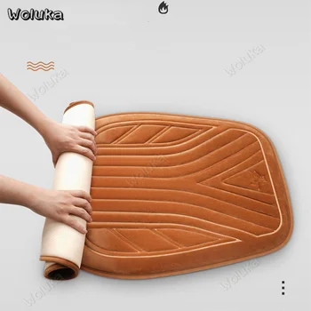 

Heating Seat cushion winter electric heating Front row two seat mat kst Warm short plush cushion 12V 24V universal CD50 Q01