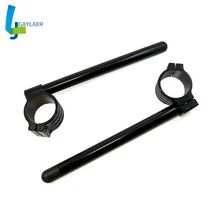 Руль мотоцикла регулируемый 52 мм зажим на 7/" Ручка Бар для Yamaha TZ250 FZR1000 для SUZUKI GSXR1100 TL1000S ZX7/7R