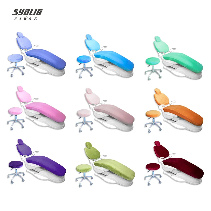 DentalFabricUnitDentalChairSeatCoverChairCoverElasticWashable