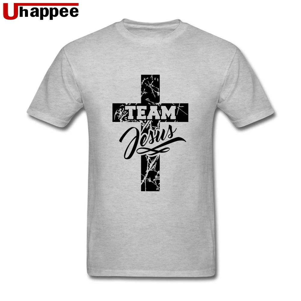 Футболка для отдыха команда Иисуса христианский крест мужские модные