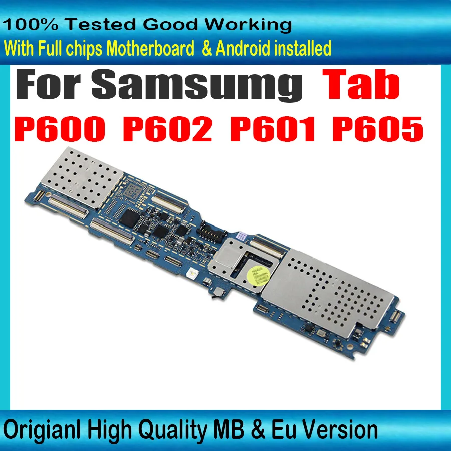 100% Оригинальный разблокированный для Samsung Galaxy Note 10 1 Edition P600 P601 P602 P605 материнская