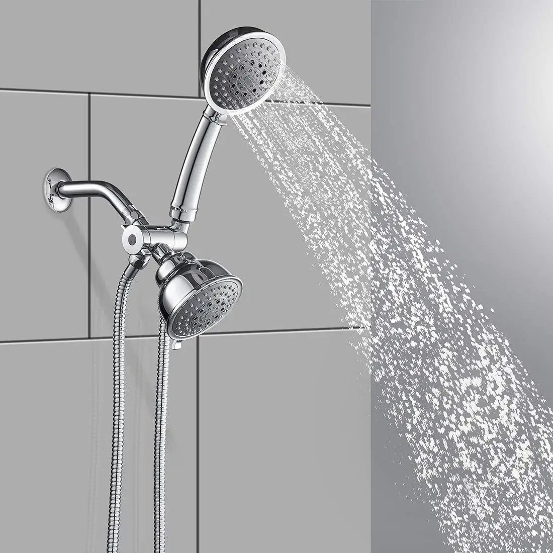 

Foreign Trade OEM Sanitary Ware American-Style Concealed Support Arm Tee Splitter with Socket Multi-functional Top Showerhead Se