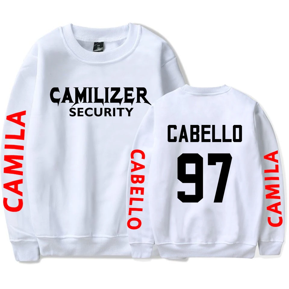 Женская толстовка с капюшоном Camila Cabello пуловер размера плюс 2019|Толстовки и