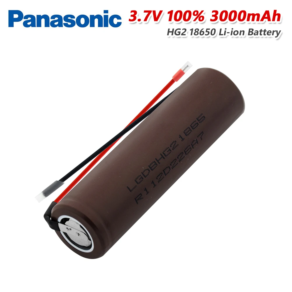 Аккумулятор pansonice HG2 18650 3000 мАч, 3 типа, 18650HG2, 3,7 в, разряд 20А, предназначенный для hg2, аккумуляторные батареи