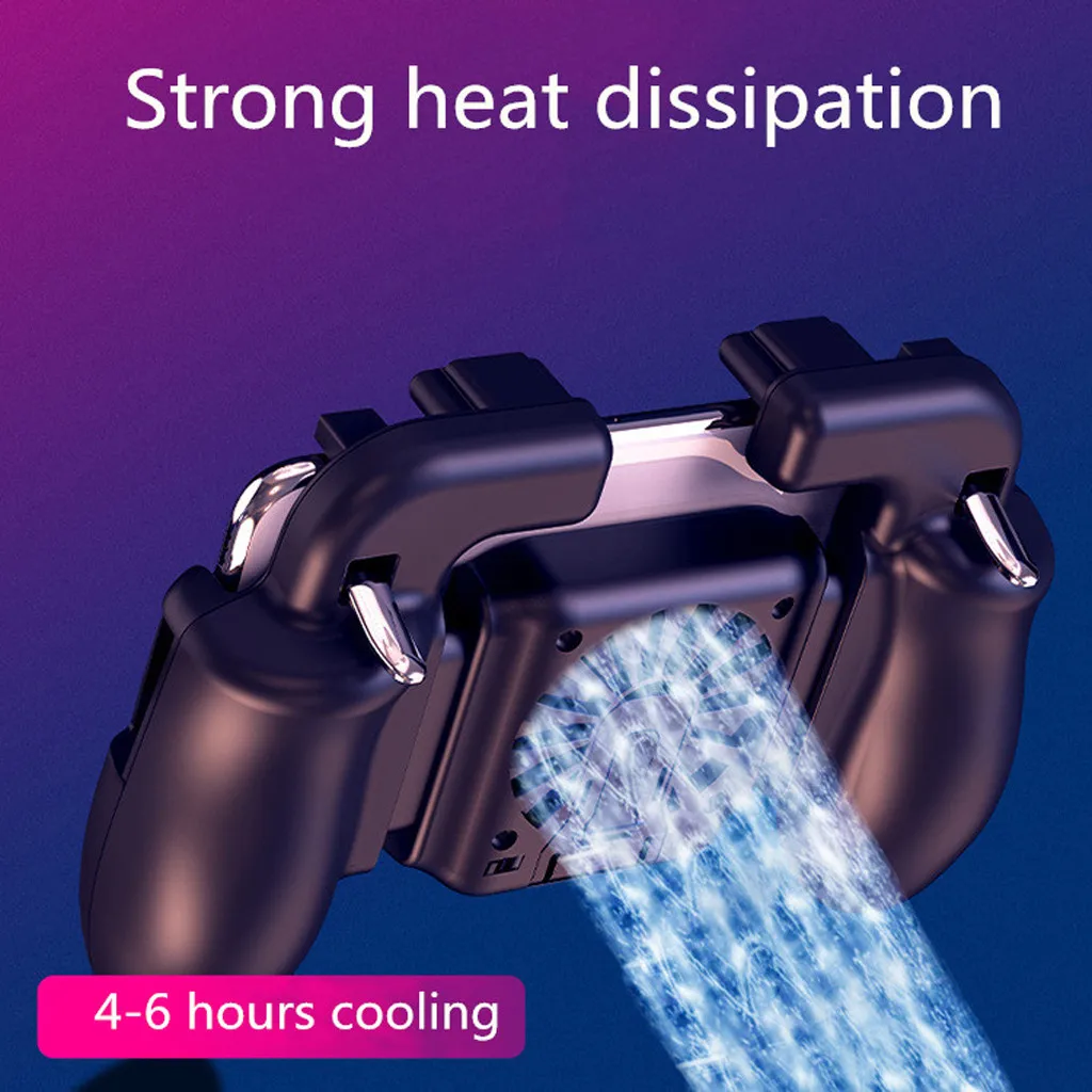  Mobile Game Controller Gamepad Trigger For PUBG 4in1 Cooling Gamepad Shoot And Aim Trigger button f