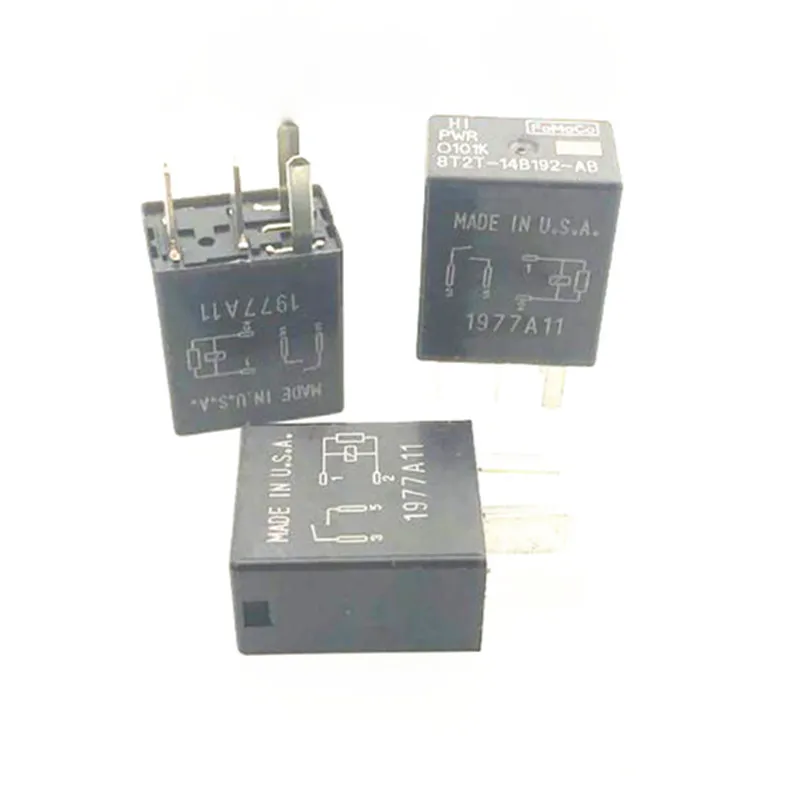 Авто реле 12V 0101K 8T2T-14B192-AB 0101K 8T2T 14B192 AB 0101K-8T2T-14B192-AB 0101K8T2T14B192AB 12VDC 4PIN