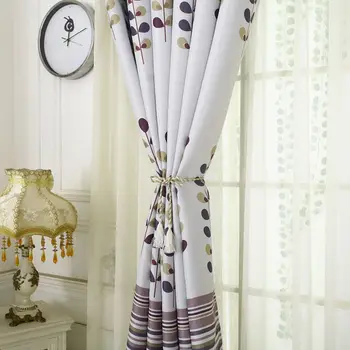 

100 * 200cm Curtain Punching Cartoon Sunshade Home Decoration Punching String Tree Curtain