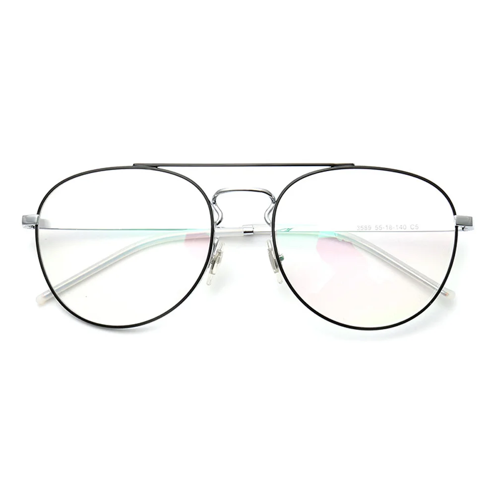 

Men Women Fashion Ultralight Alloy Full-Rim Double Bridge Frame Custom Made Myopia Glasses -1 to -6 Reading Glasses +1 to +4