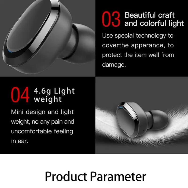 VODOOL T12 TWS Bluetooth наушники мини Bluetooth 5,0 стерео спортивные наушники беспроводная гарнитура для iPhone samsung Xiaomi