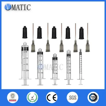 

Free Shipping Plastic Dispensing Manual Syringe 1/3/5/10/20cc/ml With 16G 1.5'' 1-1/2 Inch Tubing Length Dispensing Needle Tips