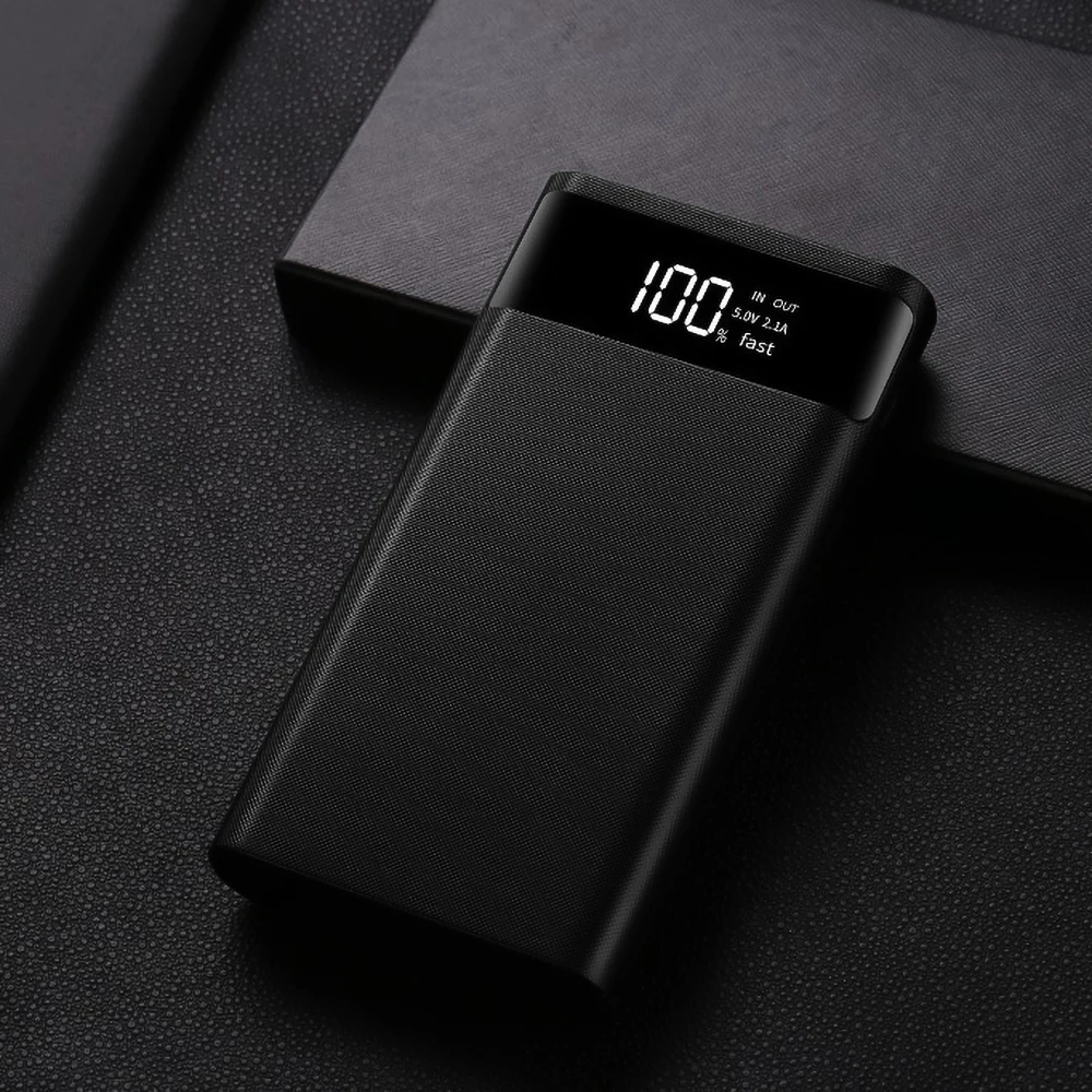 

Kebidumei Fast Charging Type-C Micro USB Mobile Phone Charger Box DIY 6*18650 Power Bank Shell For Iphone 8 X XS Samsung Xiaomi