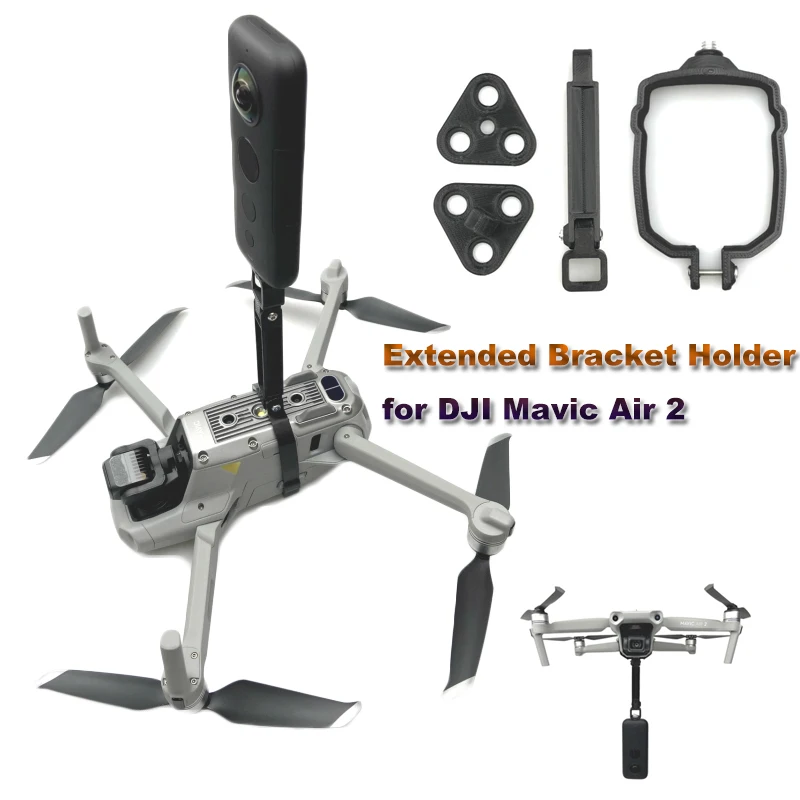 Extended Bracket Holder for DJI Mavic Air 2 Accessories Upper/Bottom Mount Adapter