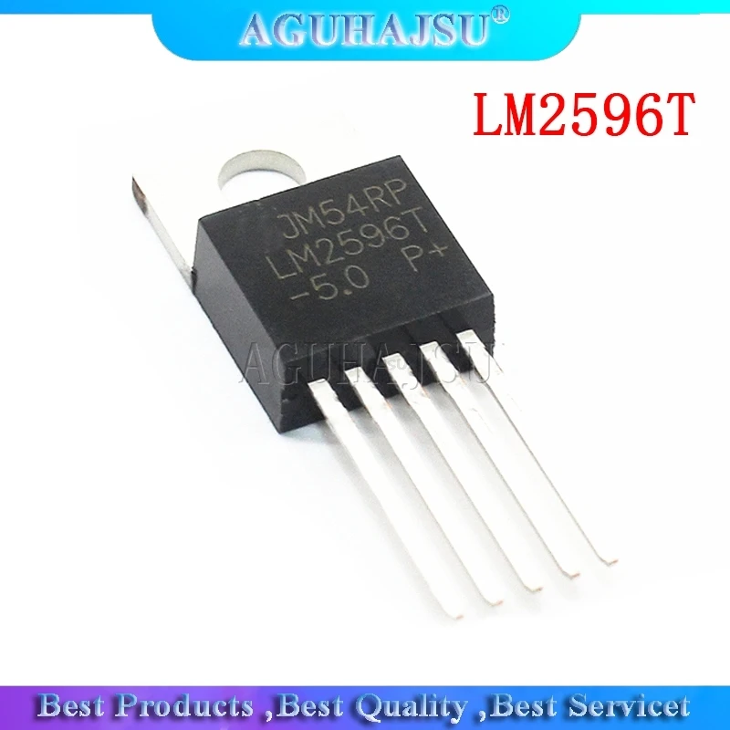 10Pcs Lm2596T-Adj Lm2596T Lm2596 2596T-Adj Convertitore Di Potenza Ic To-220