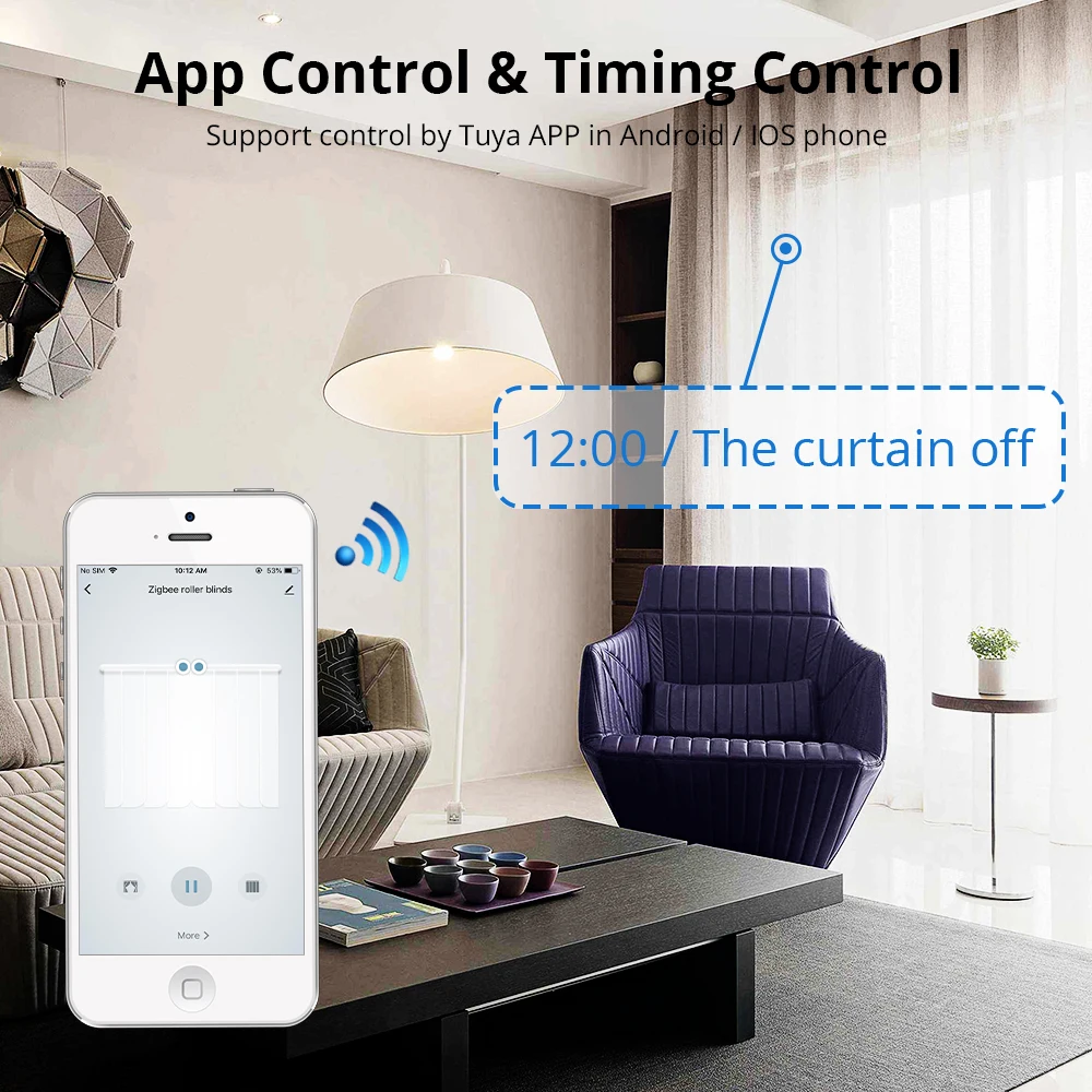 Zemismart New Design WiFi Curtain Motor Tuya Smart