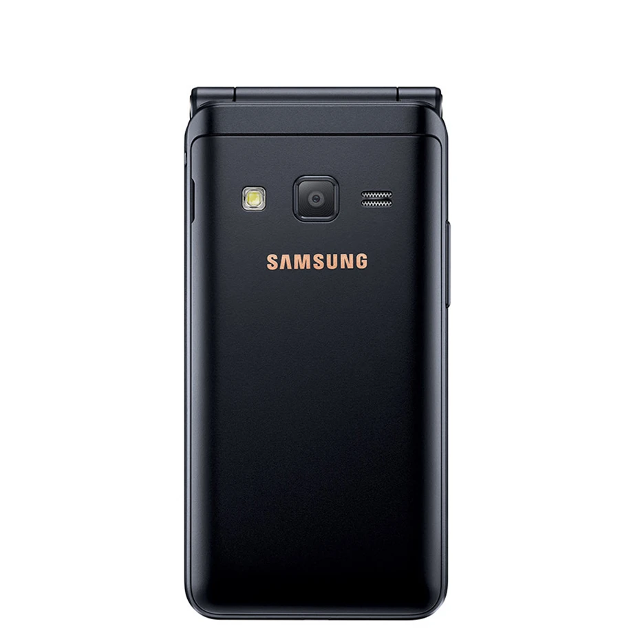 Samsung Galaxy папка 2 G160N телефон 16 Гб ПЗУ 2 Гб ОЗУ четырехъядерный 8,0 МП 3," Флип смартфон 4G LTE мобильный телефон
