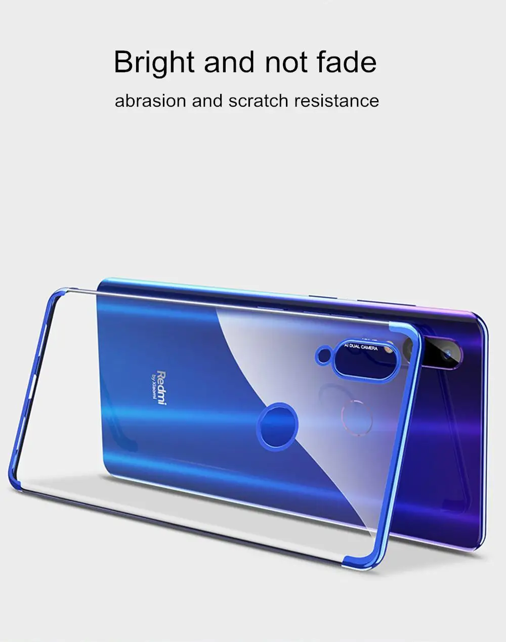 Мягкий металлизированный чехол для телефона для Xiaomi mi 9T Pro CC9 CC9E A3 Lite Red mi K20 Note 8 7 6 5 Pro 7A прозрачная задняя крышка на красный чехол mi Note8