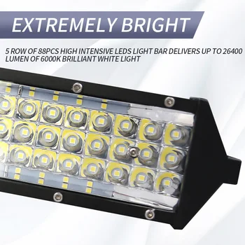 

Off-road Work light White 12 inches 6000K 88-LED Combo Beam Waterproof