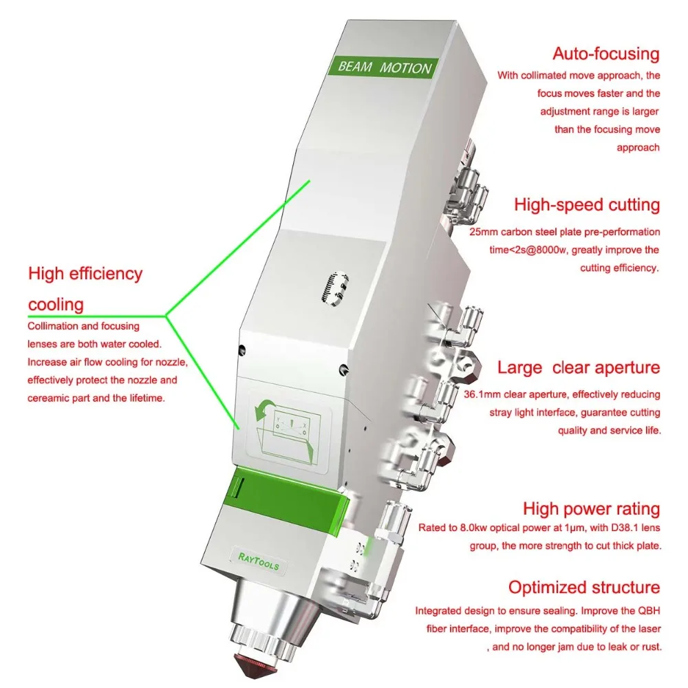 Raytools 8KW Tự Động Lấy Nét Laser Đầu Tấm Kim Loại Mỏng Cao Cấp Đầu Cắt BM115 Series Cho Cao Cấp Sợi cắt Laser|Phụ tùng máy chế biến gỗ| - AliExpress