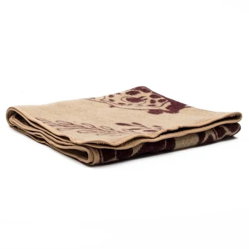 

Blanket Giraffe 100x140 cm, beige / box, wool 70%, pe 30% 3598758