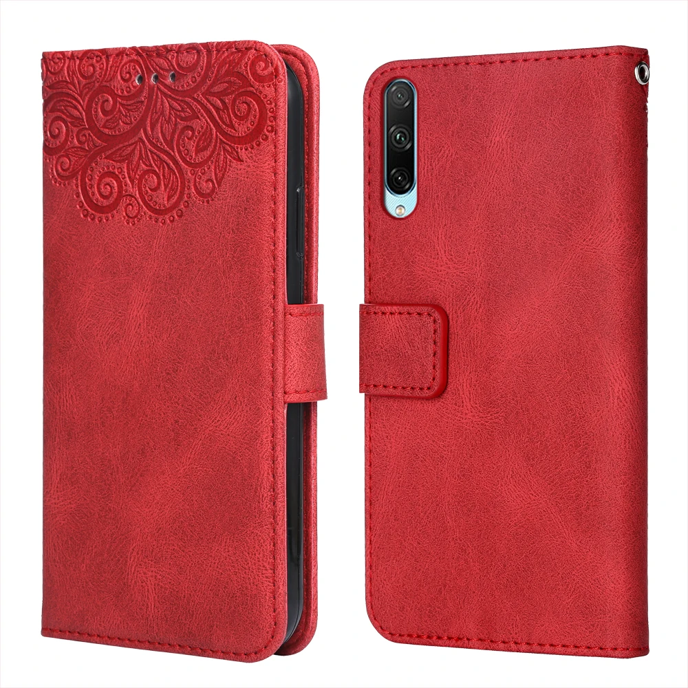 For Huawei Honor Play 3 Flower Embossing Case ASK-AL00x 6.39'' Wallet Flip Leather for Cover | Мобильные телефоны и