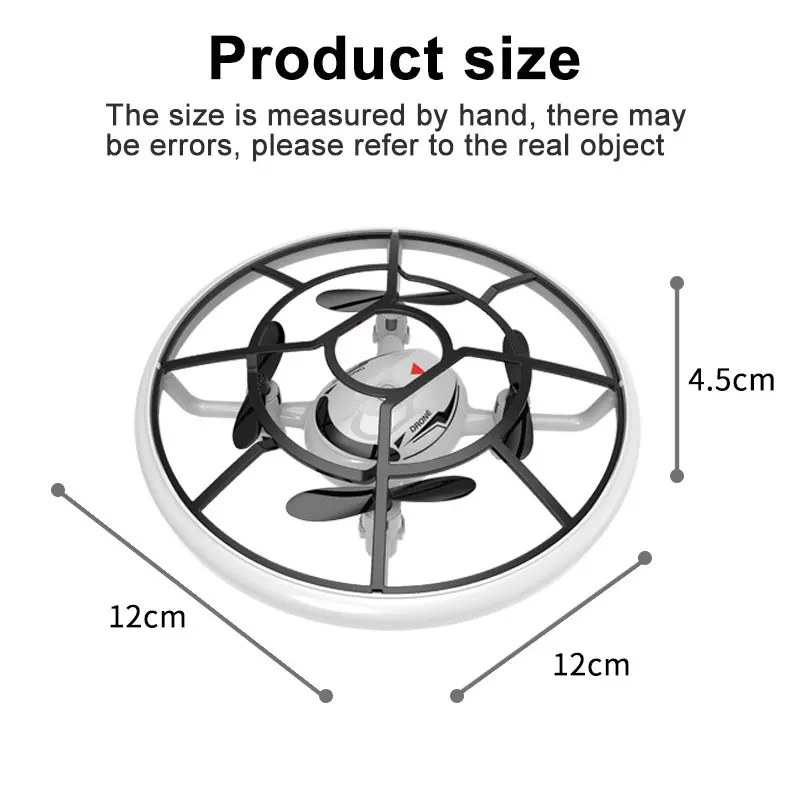 S122 Mini Helicopter RC UFO Drone Aircraft Hand Sensing Infrared RC Helicopter Small Drone Quadcopter Electric Induction Toy -70