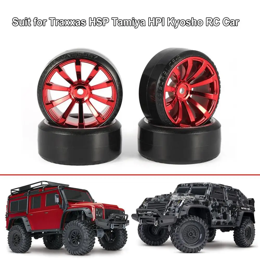 2020 Новинка 4 шт. 1:10 радиоуправляемые шины для дрифта жесткие Traxxas HSP Tamiya HPI Kyosho на