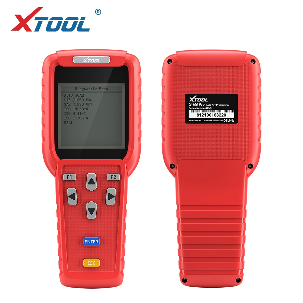 

Xtool X100 PRO Obd2 Auto Key Programmer OBD 2 PIN Code Reader Diagnostic Car X100+ Updated Version Autoscanner Diagnostic Tool