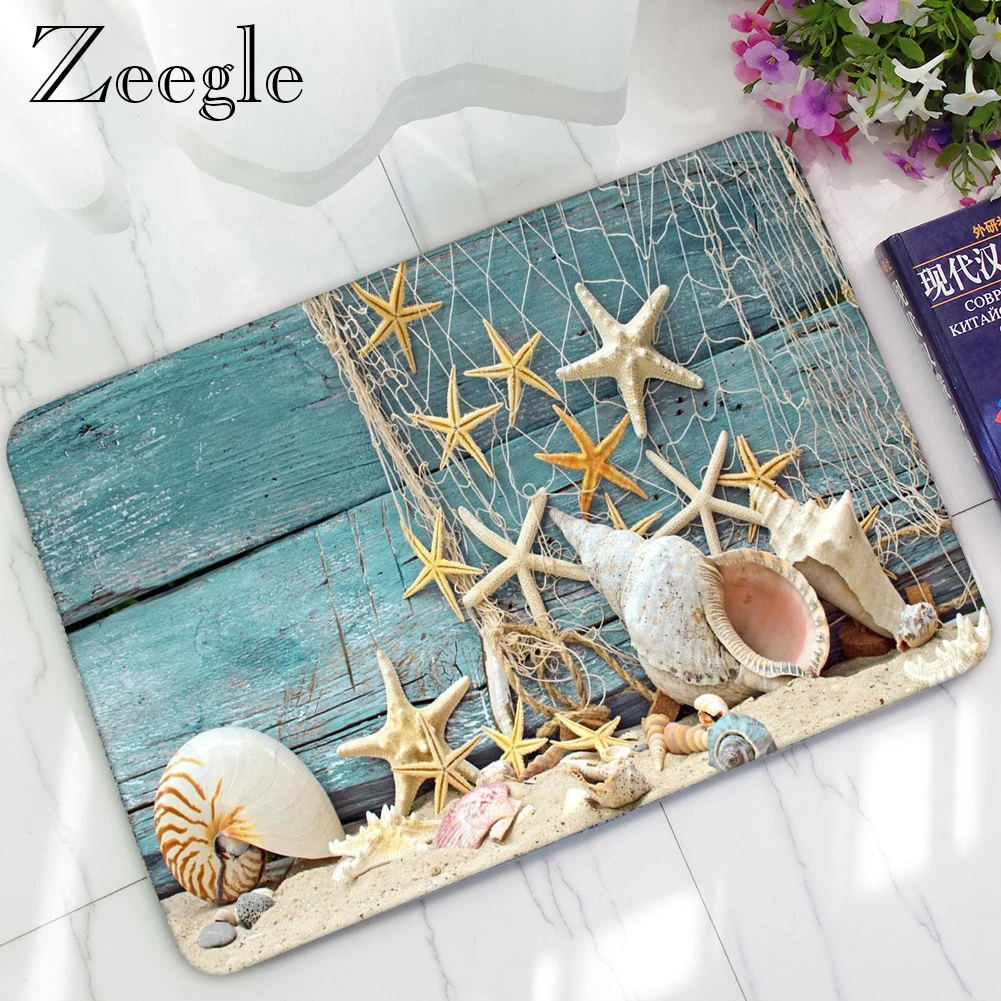 Zeegle Rubber Doormat Floor Mat Non Slip Kitchen Carpet Indoor Rug Living Room Mat Waterproof Outdoor Carpet Hallway Rug
