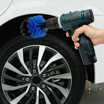 

Nylon Car Auto Brush Detailing Cleaning For cordless drill Paint 3 sizes 3pcs