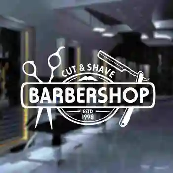 

Barbershop Sticker Bread Decal Customized Vinyl Wall Art Decor Windows Decoration Haircut Shavers Glass Barber Shop Decals