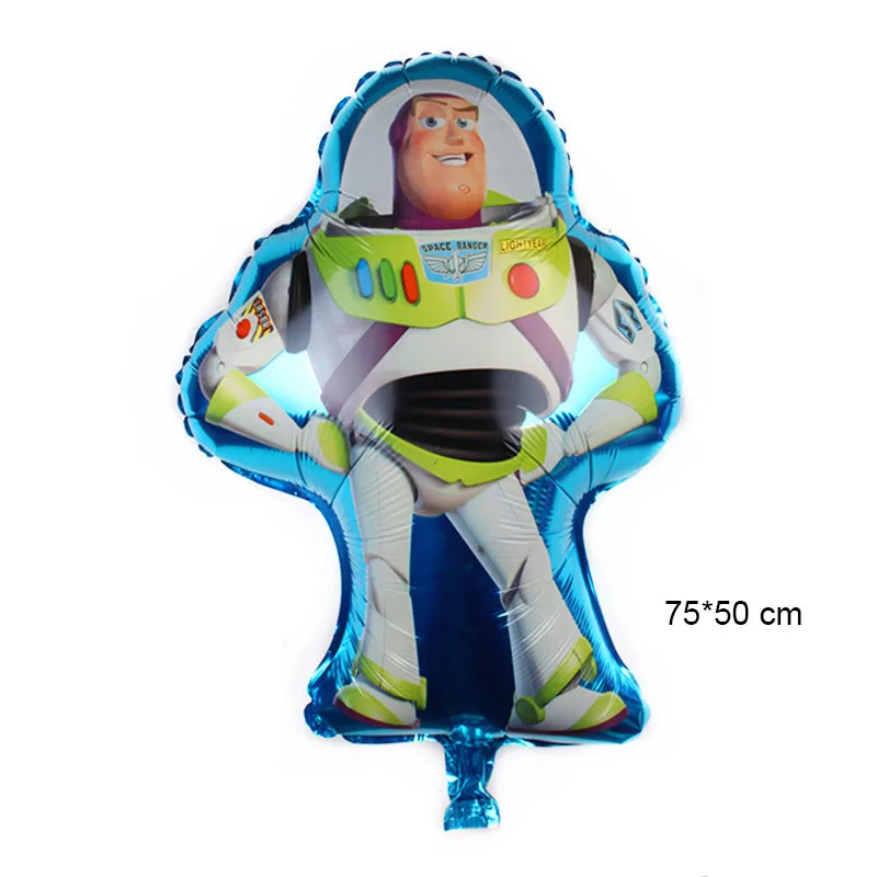 18 дюймов+ 2D Buzz Lightyear Hudi воздушные шары Мальчик День Рождения шары украшения фольги гелиевый воздух баллон для детей подарок игрушки - Цвет: Style 1