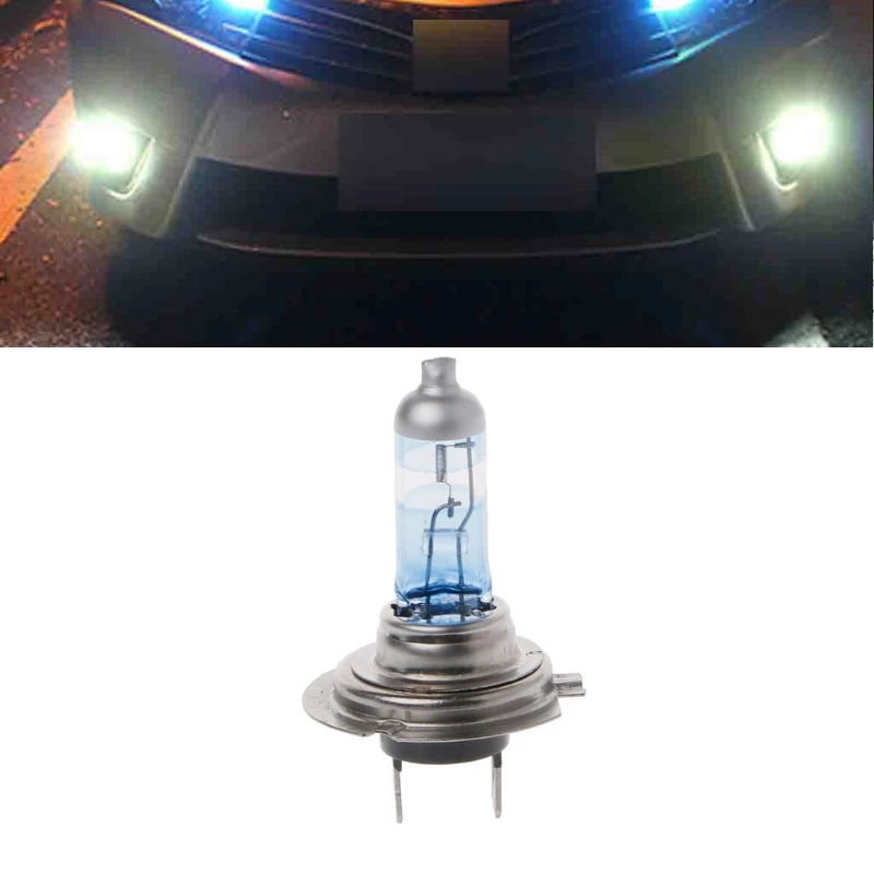 DC 12V H7 100W Автомобильный белый противотуманный светильник ксеноновая лампа дальнего или ближнего света супер яркая лампа