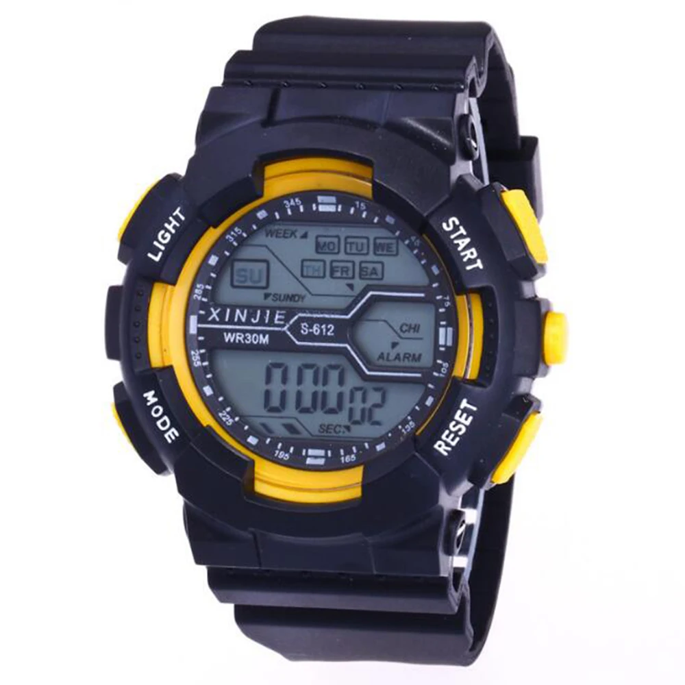 Роскошные мужские часы кожаные часы мужские s черные военные часы Отображение даты наручные часы 5,2 см большие часы moda masculina D30