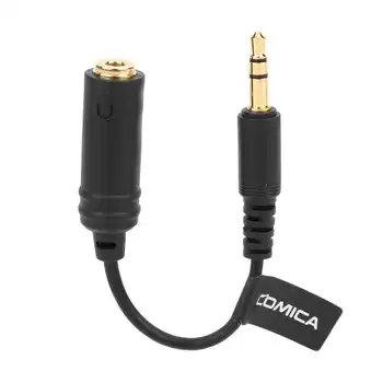 

COMICA CVM-CPX 3.5mm TRRS Female to for TRS Audio Adapter Conversion Line for Canon Camera Audio Adapter Cable camera accessory