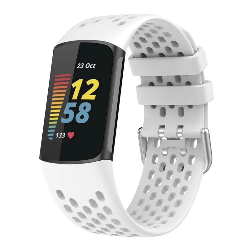 Breathable Sport Silicone Wristband Replacement Bracelet
