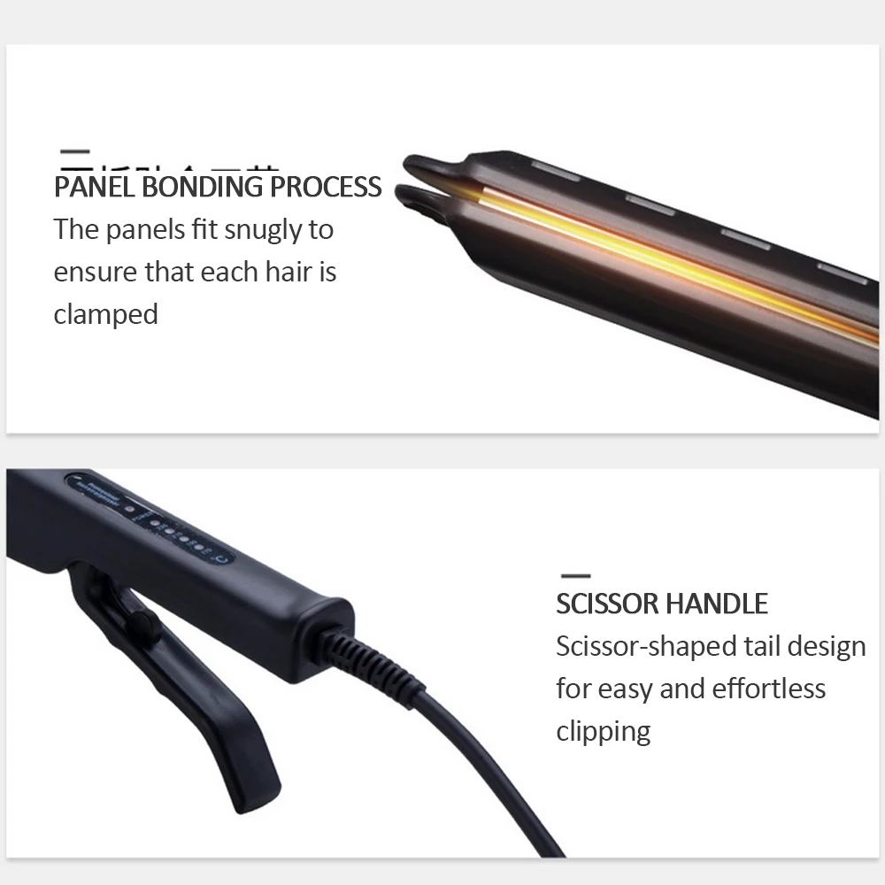 Professional Salon Ceramic Tourmaline Ionic Flat Iron Hair Straightener Salon Glider hair straightening hair styling accessories